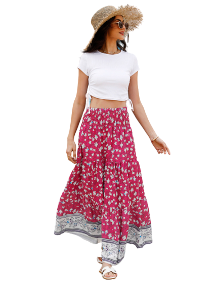 SHOPIQAT Ladies Casual Fashion Boho Skirt - Premium from shopiqat - Just $6.950! Shop now at shopiqat